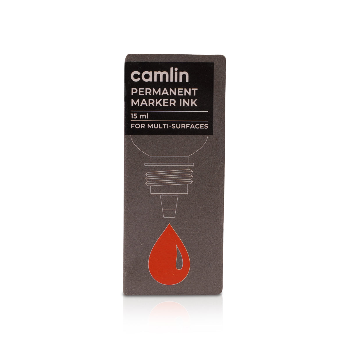 Camlin Permanent Marker Ink – Red (15ml) Set of 2