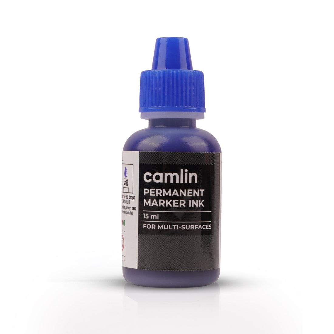 Camlin Permanent Marker Ink Refill - Blue 15ml Pack of 2