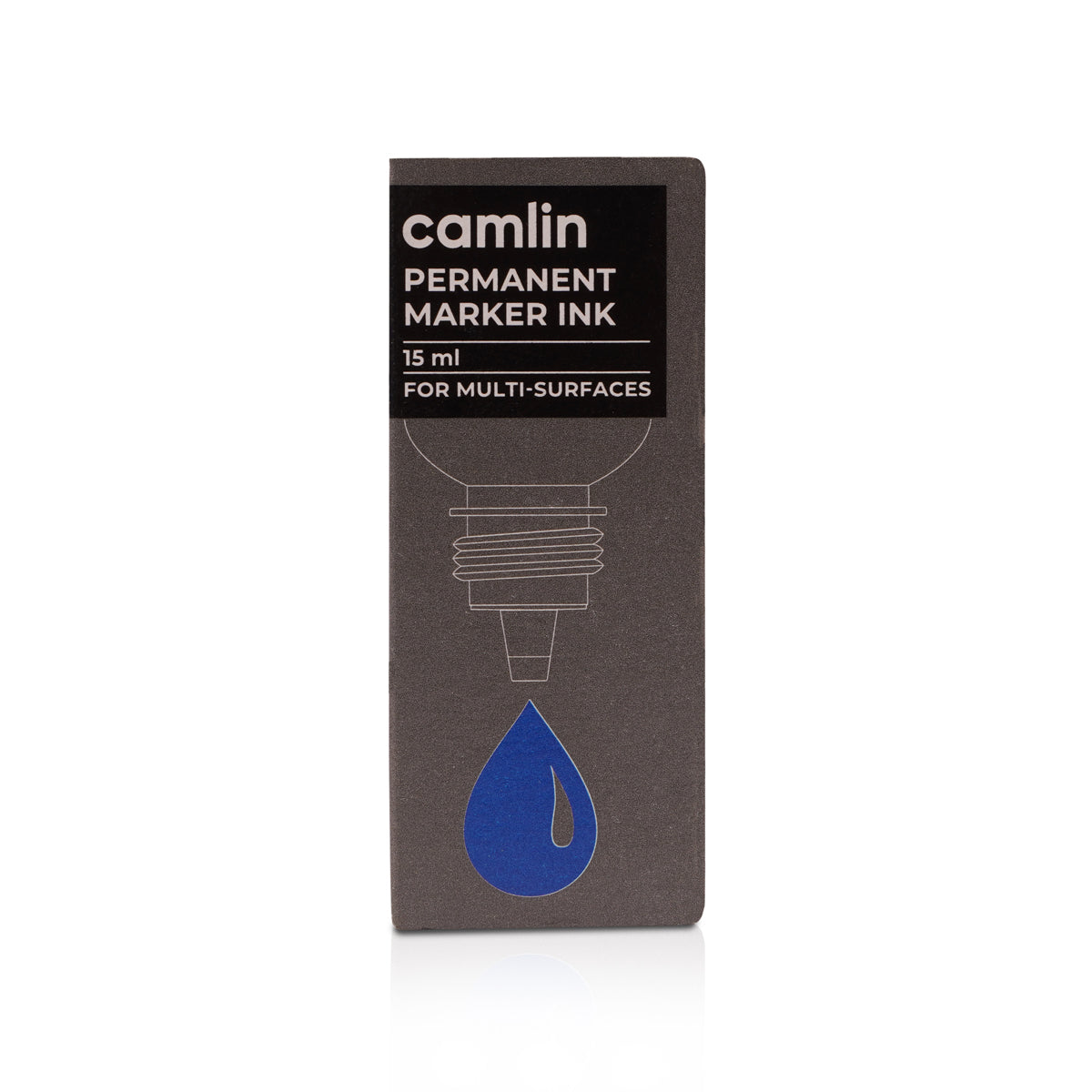 Camlin Permanent Marker Ink Refill - Blue 15ml Pack of 2