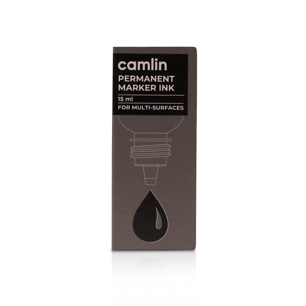 Camlin Permanent Marker Ink Refill - Black 15ml Pack of 2