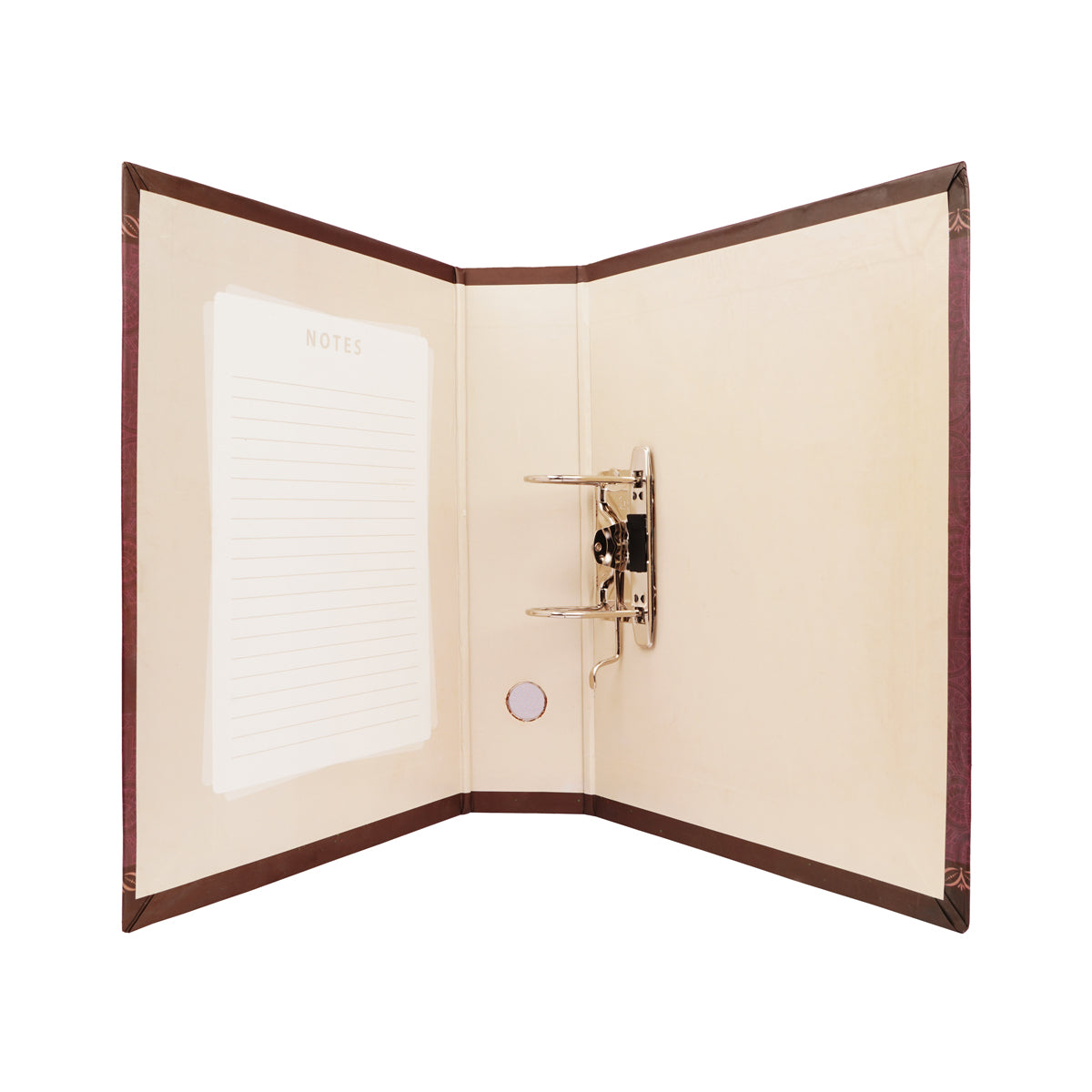 Frank Box Violet Colour Clip Type File Organizer