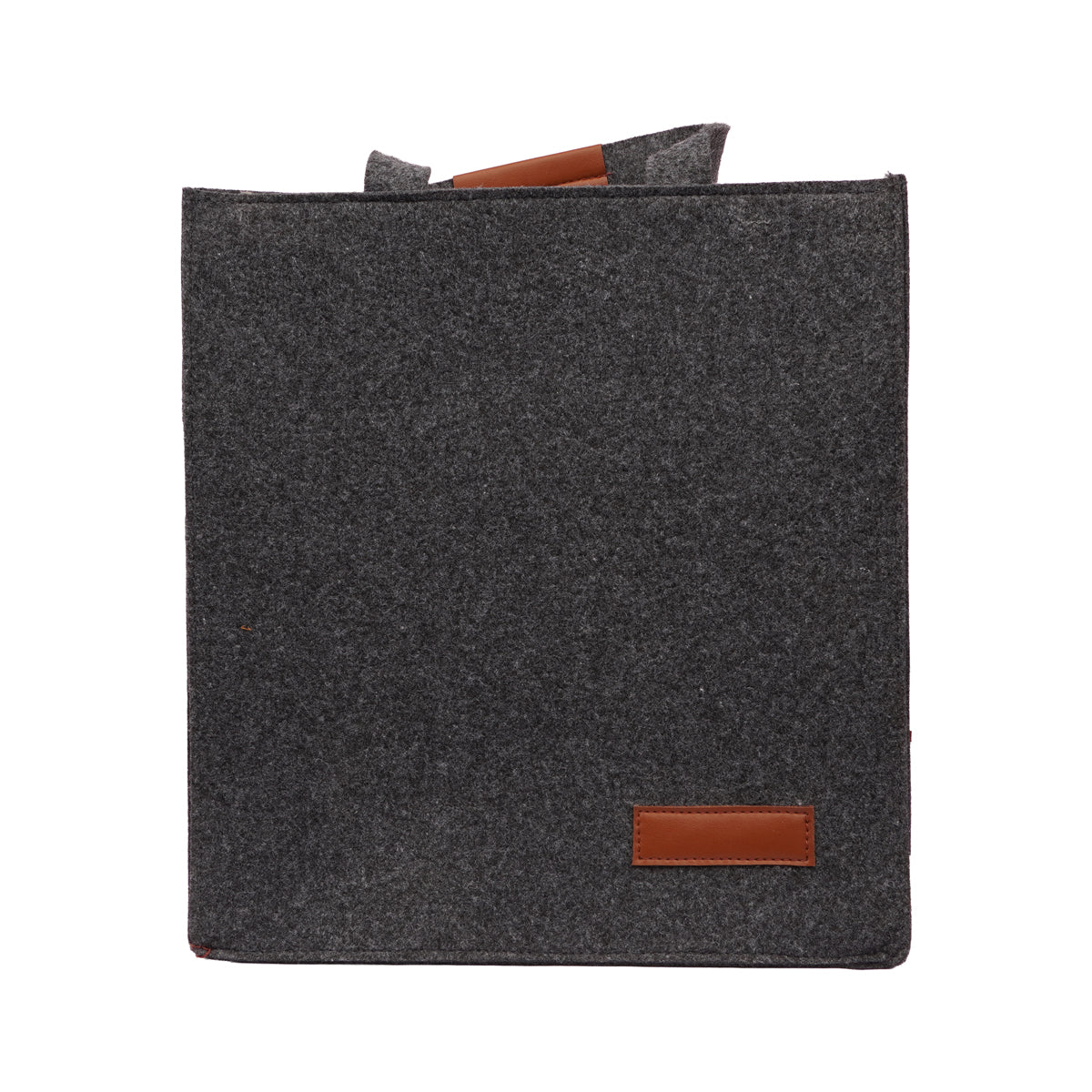 The Writershub Unisex Dark Grey Felt Tote Bag – Eco-Friendly Reusable Shopping Bag