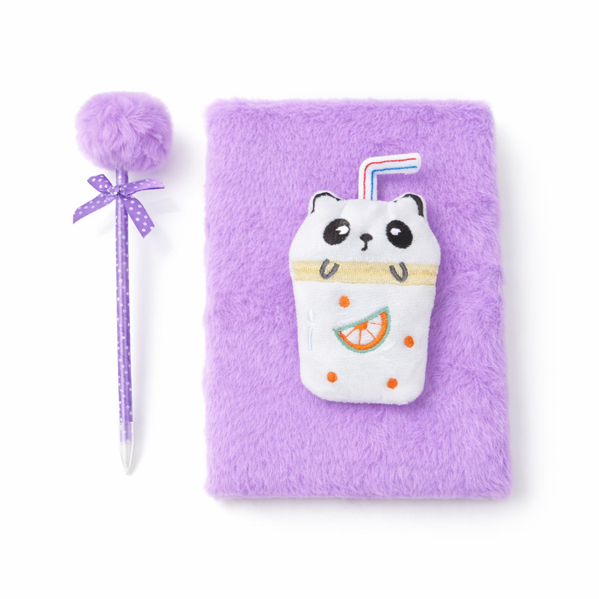 Kawaii Style Plush Furry Secret Diary & Pen Gift Set