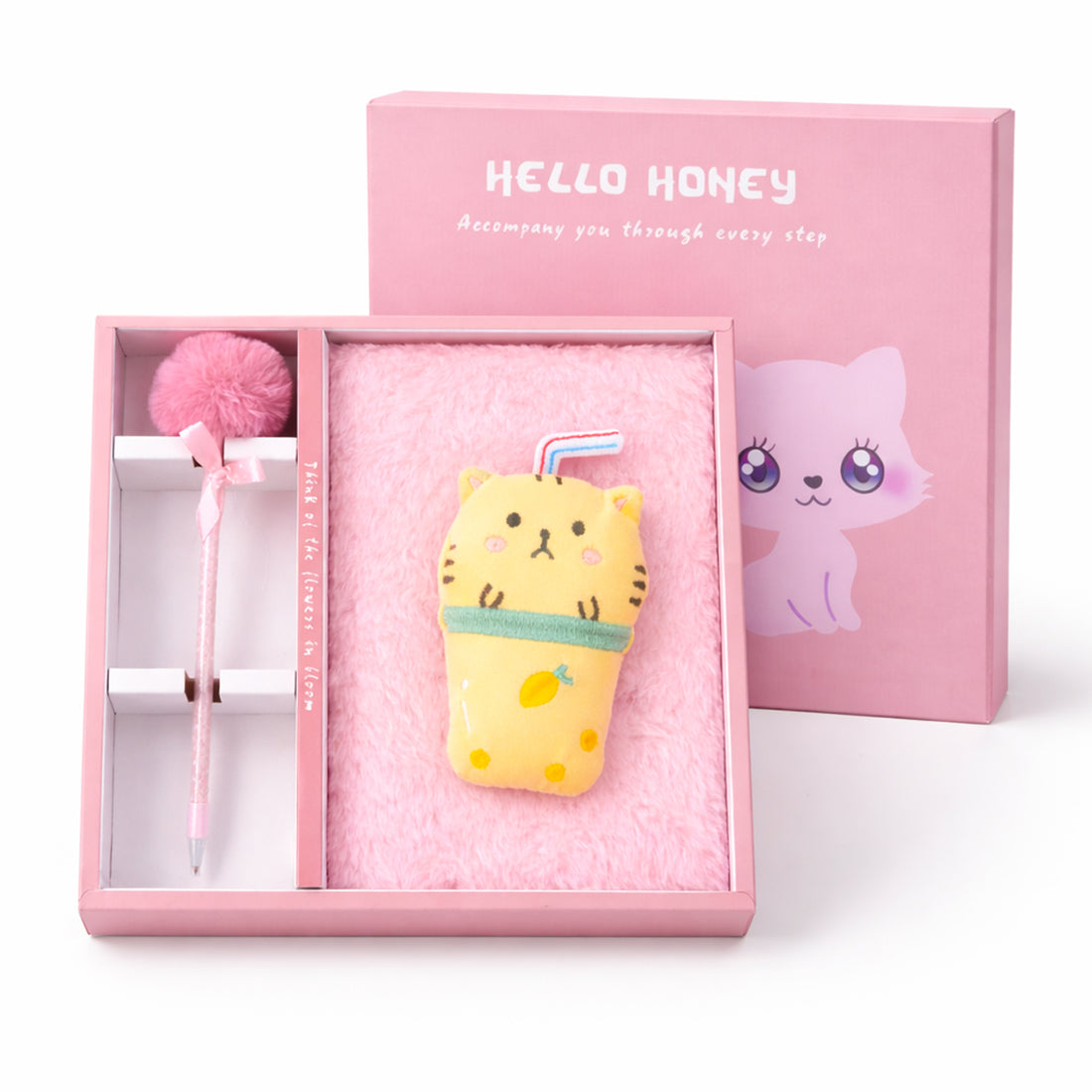 Kawaii Style Plush Furry Secret Diary & Pen Gift Set