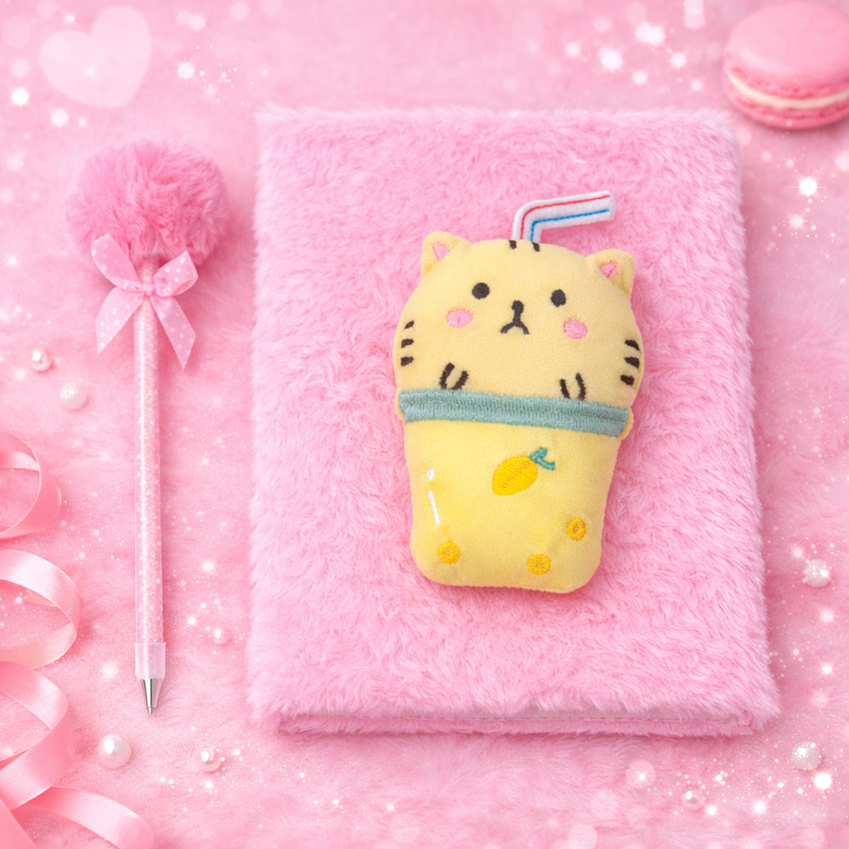 Kawaii Style Plush Furry Secret Diary & Pen Gift Set