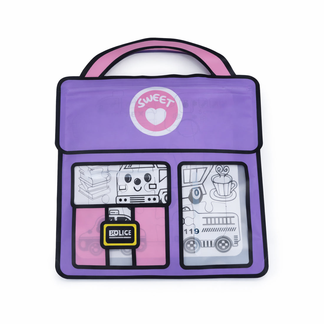 The Writershub Kids Art & Craft Kit with Markers & Coloring Sheet