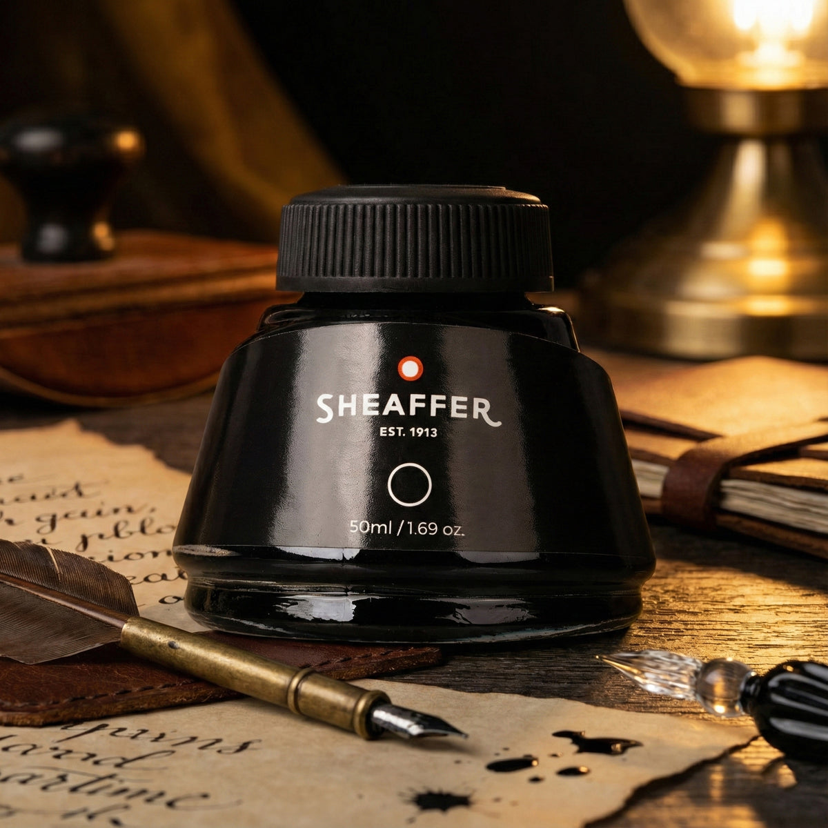 Sheaffer 94231 Black Fountain Pen Ink Bottle 50ml