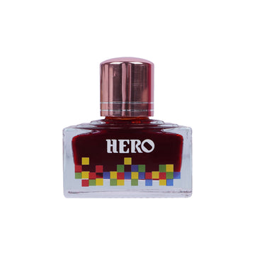 Hero 7111 Orange Fountain Pen Ink Bottle 40ml Dye-Based Ink