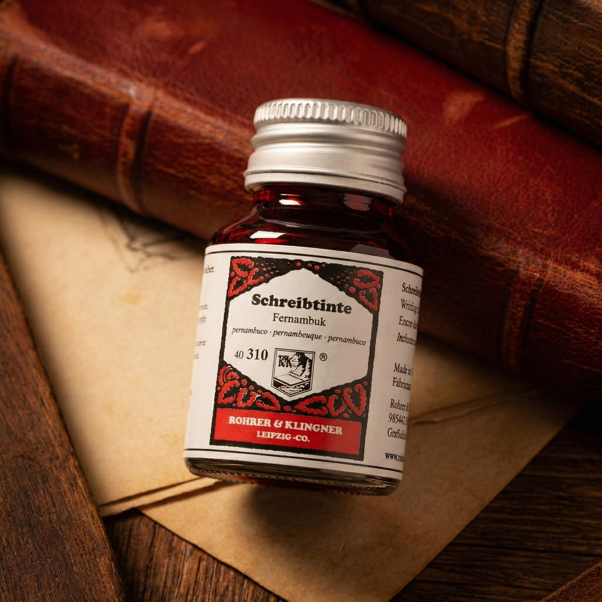 Schreibtinte Fernambuk Fountain Pen Ink 50ml - Bright Pink-Red