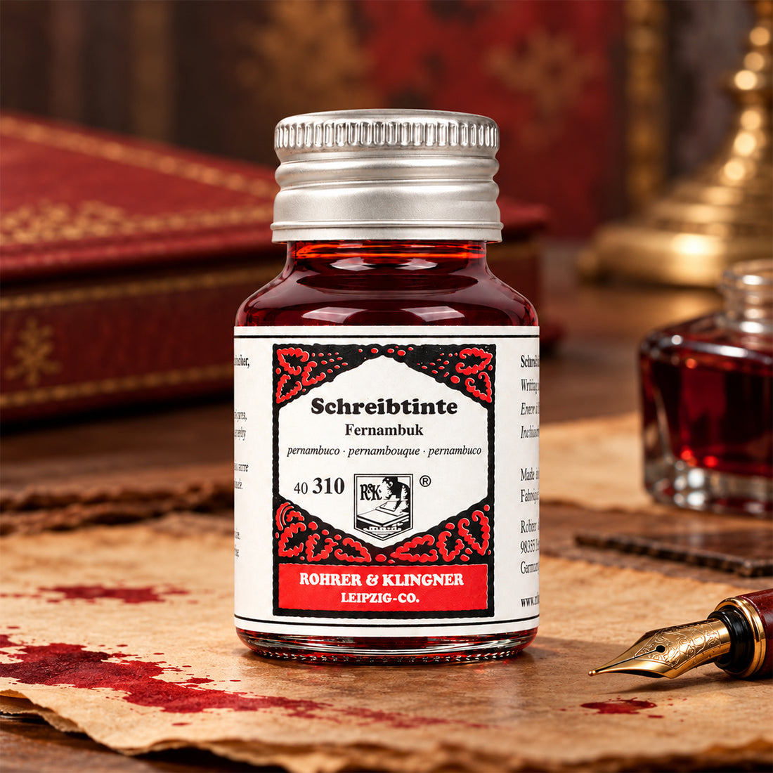 Schreibtinte Morinda Fountain Pen Ink - Scarlet Red 50ml