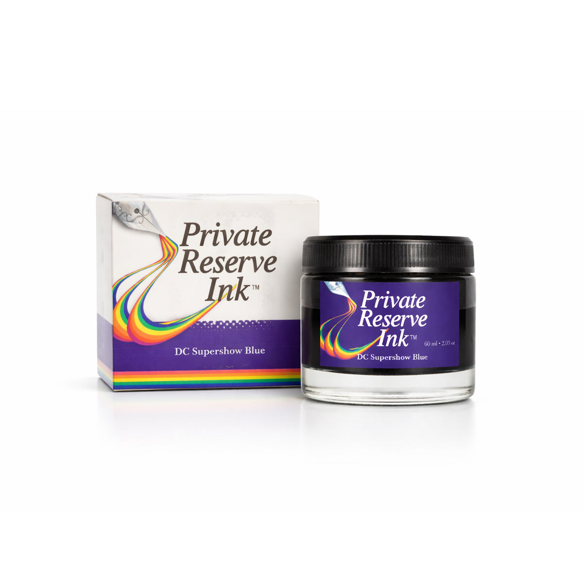 Private Reserve DC Supershow Blue Fountain Pen Ink Bottle – 60ml