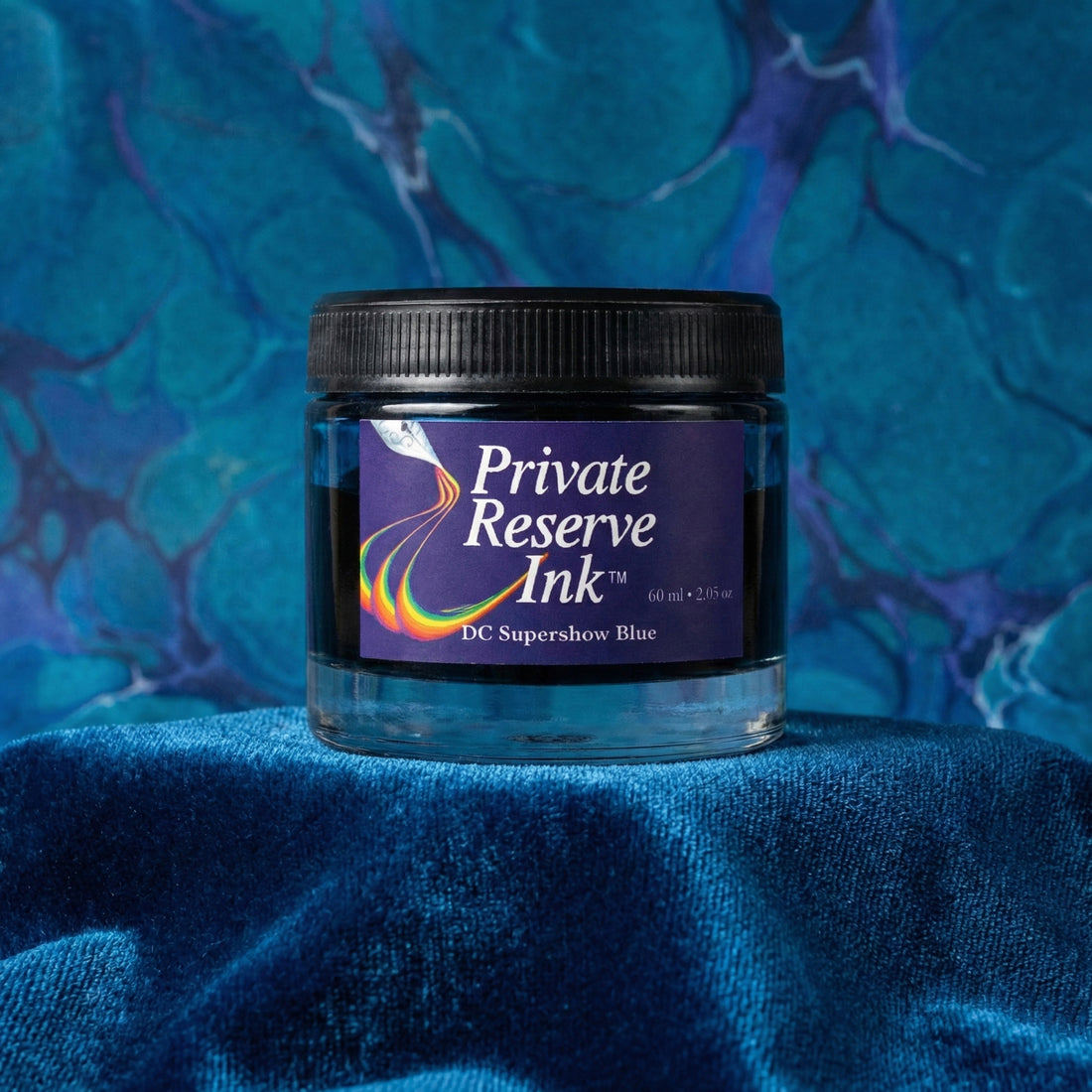Private Reserve DC Supershow Blue Fountain Pen Ink Bottle – 60ml