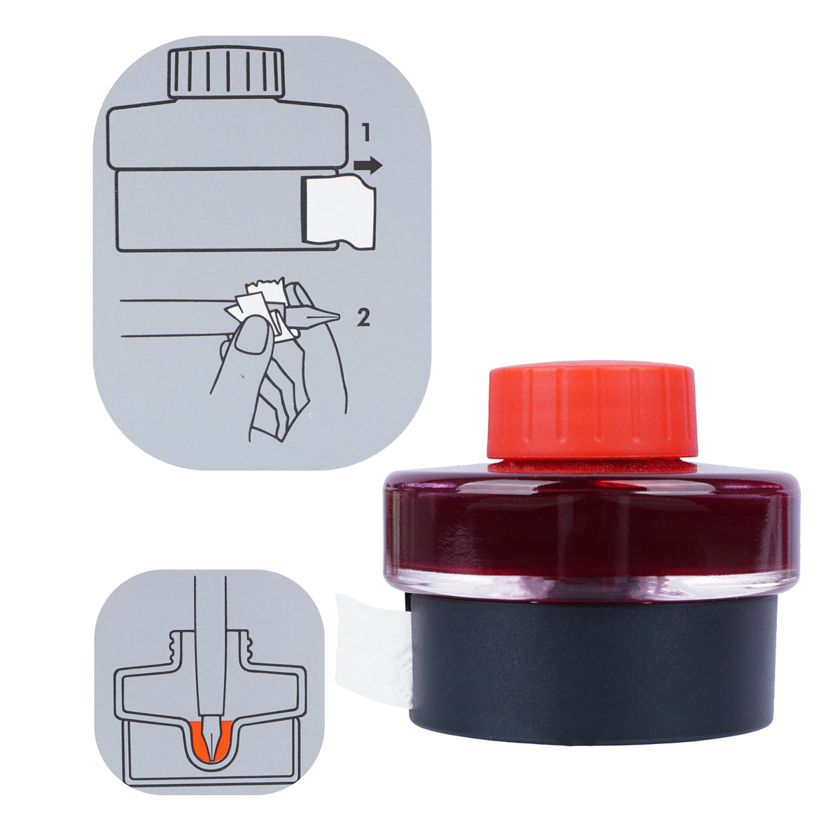 Lamy T52 Red Ink 50ml Bottle - Premium Fountain Pen Ink