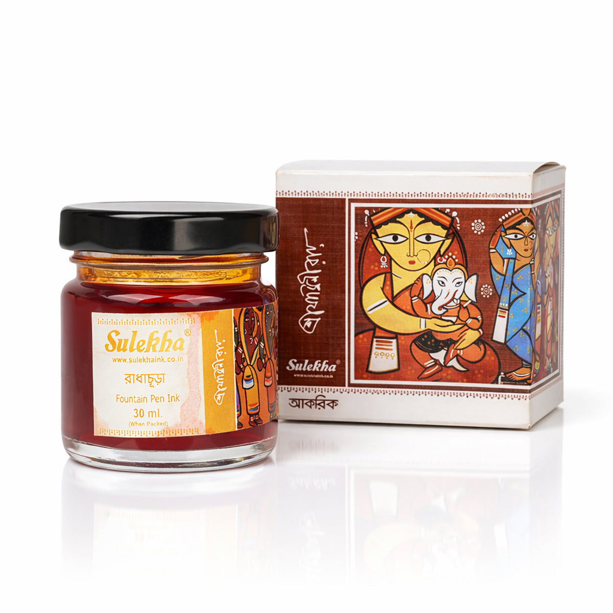 Sulekha Fountain Pen Ink – Blood Red, 30ml