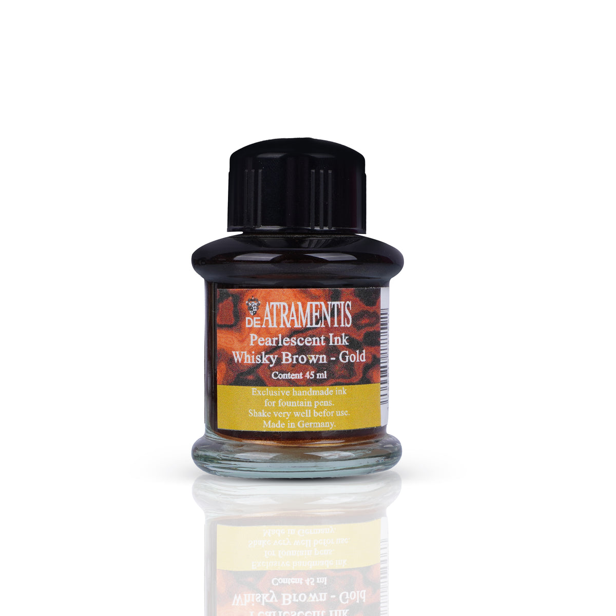 De Atramentis Whisky Brown Gold Ink — 45 ml