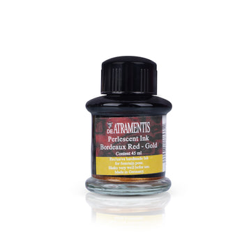 De Atramentis Bordeaux Red Gold Ink — 45 ml
