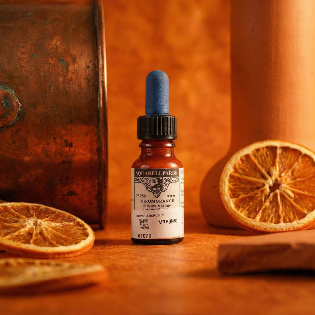 Aquarellfarrbe Liquid Watercolour Chromorange (Chrome Orange) 12 ml Ink Bottle
