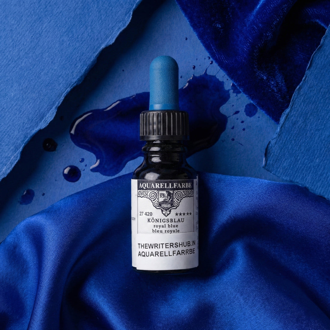 Aquarellfarbe Königsblau Royal Blue Watercolour 12ml - Lightfast Pigment