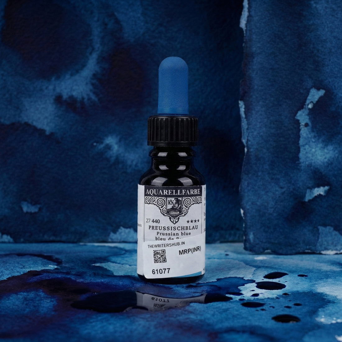 Aquarellfarrbe Prussian Blue Liquid Watercolour Ink 12ml Glass Bottle