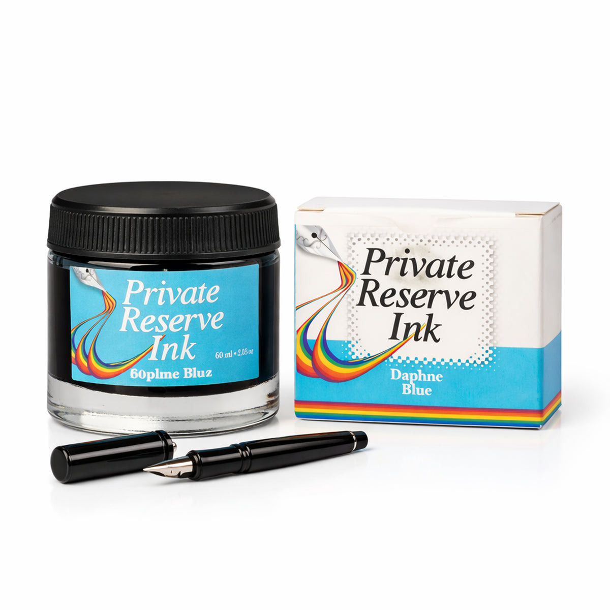 Private Reserve Daphne Blue Fountain Pen Ink Bottle – 60ml