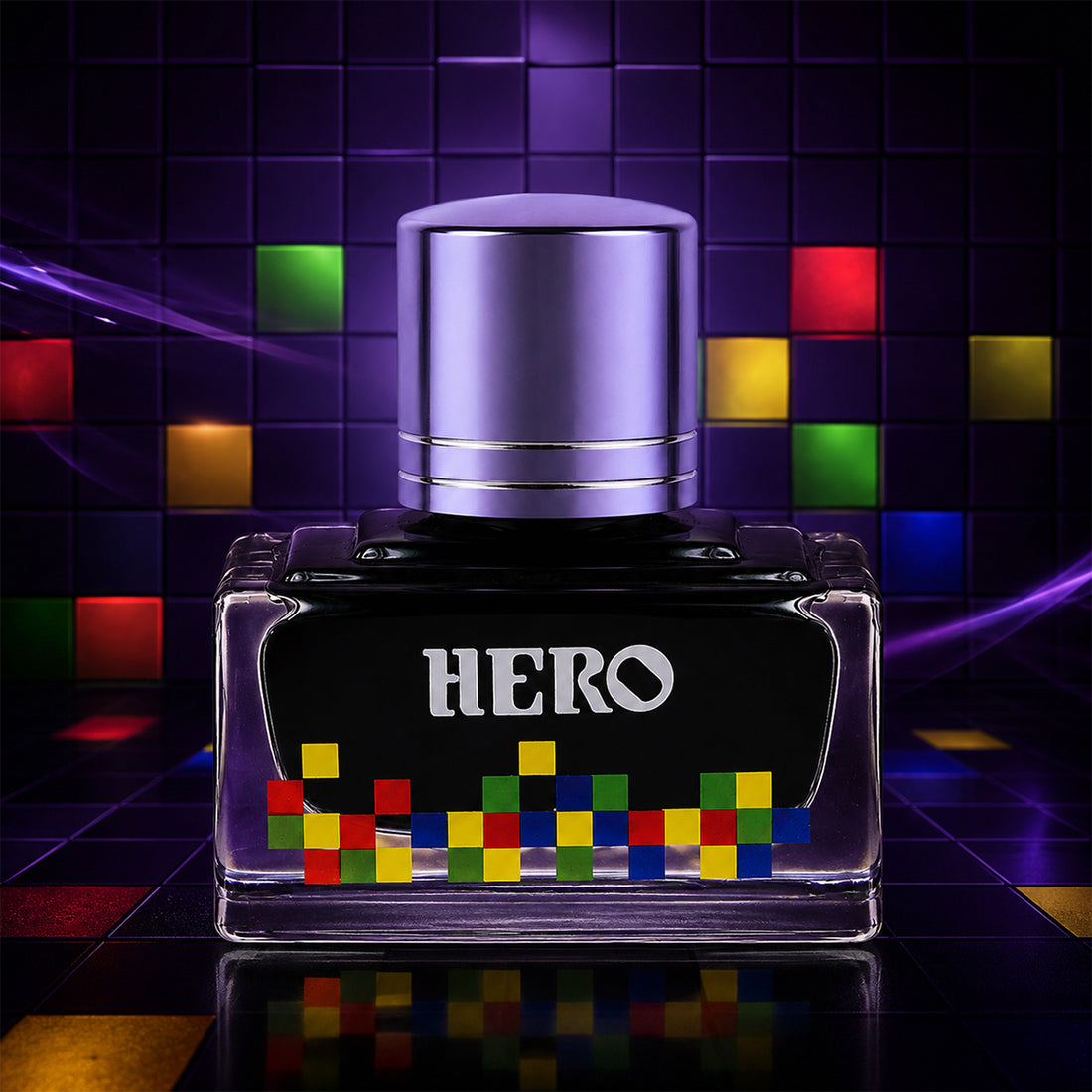 Hero 7106 Sky Blue Fountain Pen Ink Bottle — 40 ml