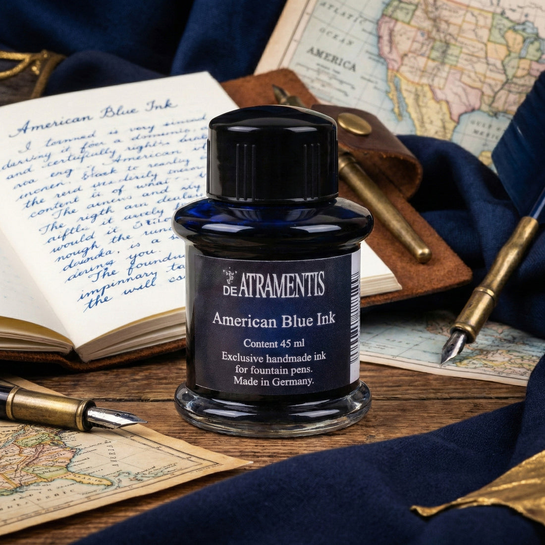 De Atramentis American Blue Ink — 45 ml