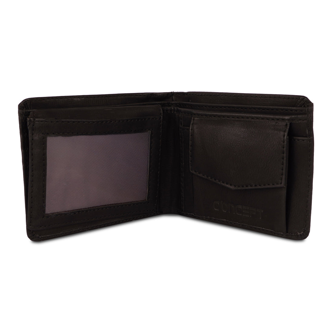 Concept Black Dot Design Leather Purse – Premium Stylish Wallet
