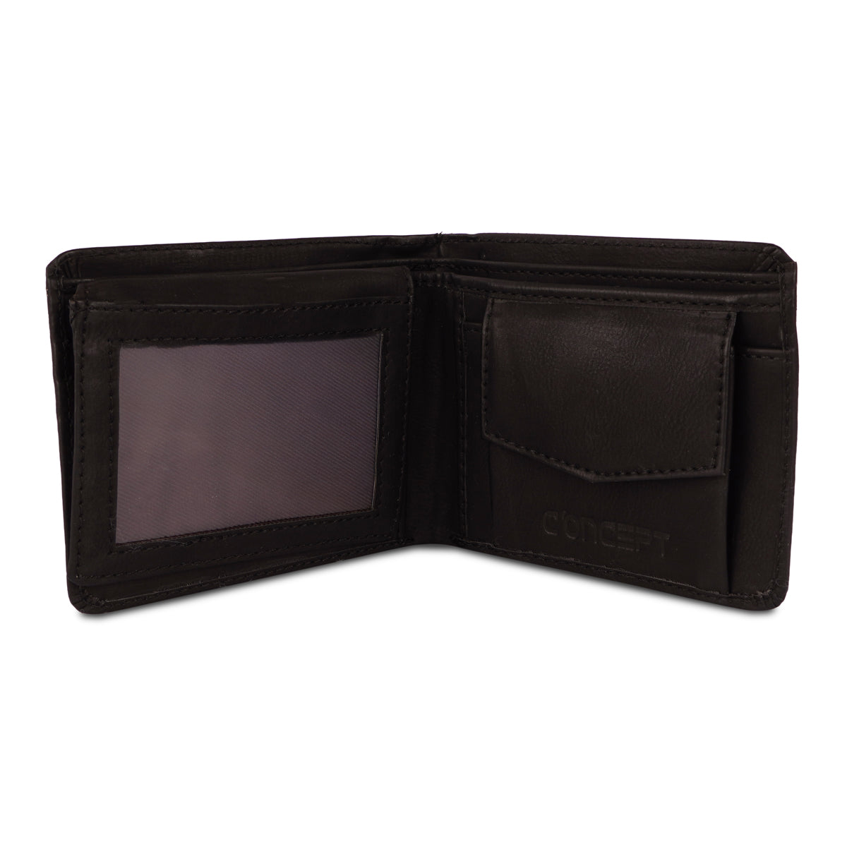 Concept Black Dot Design Leather Purse – Premium Stylish Wallet