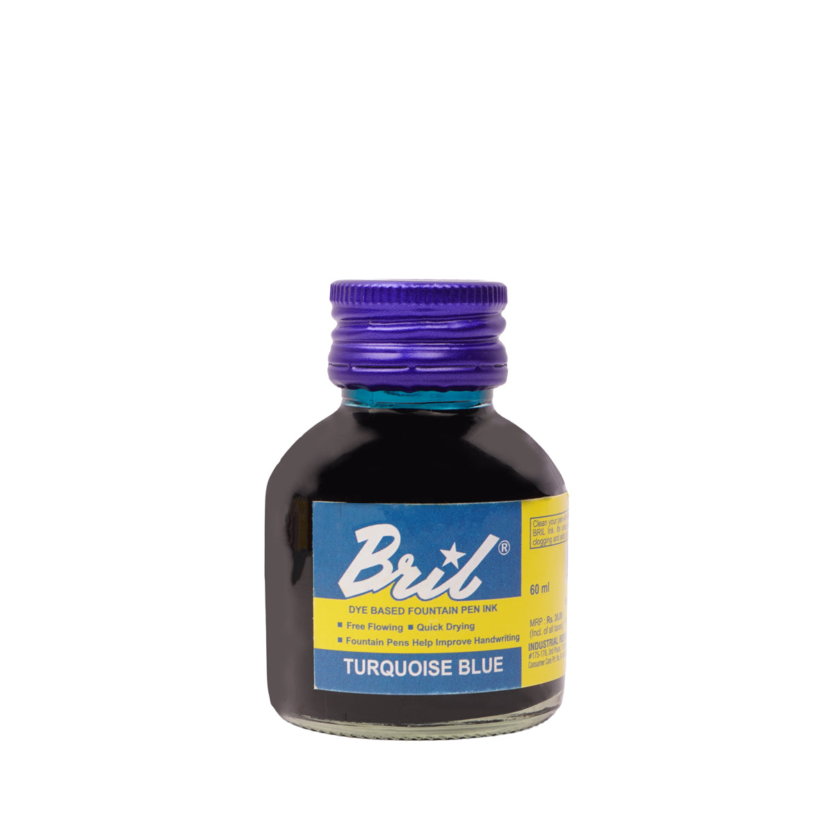 Bril Turquoise Blue Ink, 60ml