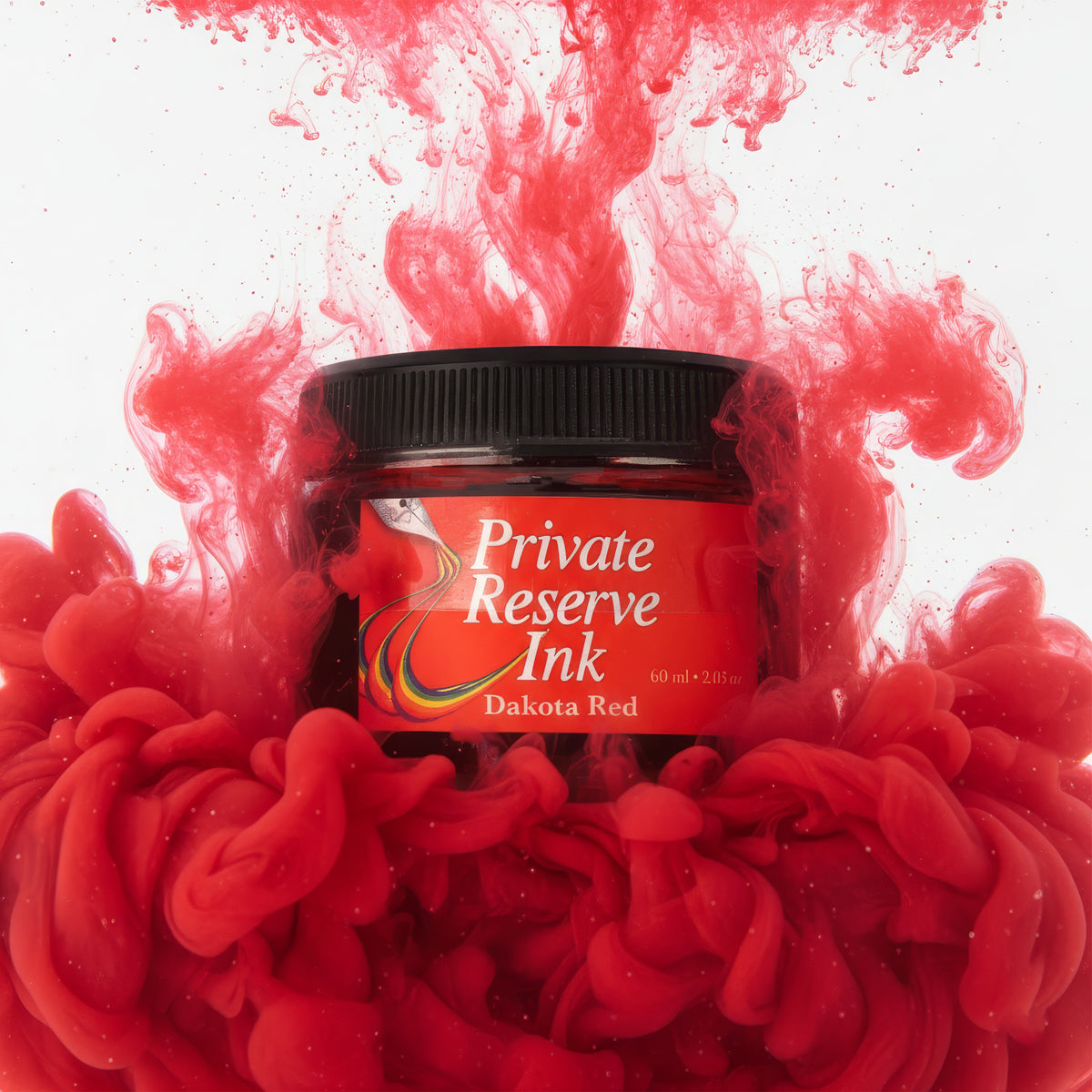 Private Reserve Dakota Red Fountain Pen Ink Bottle – 60ml Dye-Based Ink