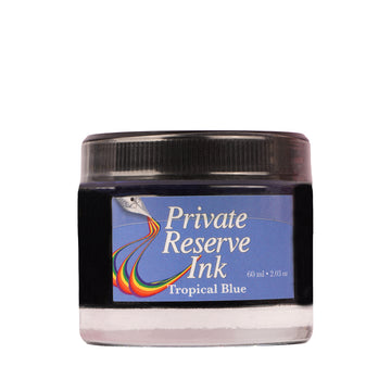 Private Reserve Tropical Blue Fountain Pen Ink Bottle – 60ml Dye-Based Ink