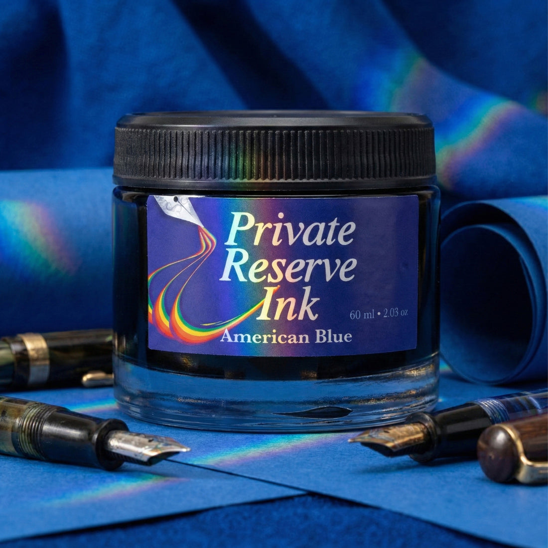 Private Reserve American Blue Fountain Pen Ink Bottle – 60ml