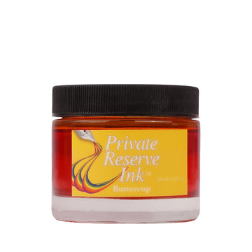 Private Reserve Buttercup Yellow Fountain Pen Ink Bottle – 60ml Dye-Based Ink
