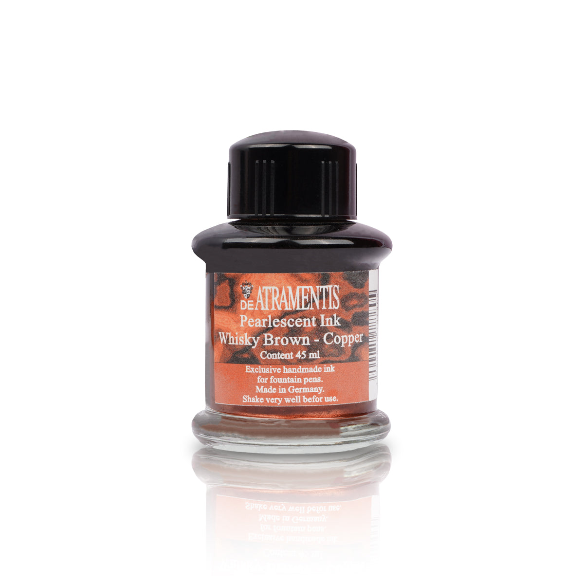 De Atramentis Whisky Brown Copper Ink – 45ml Glass Bottle