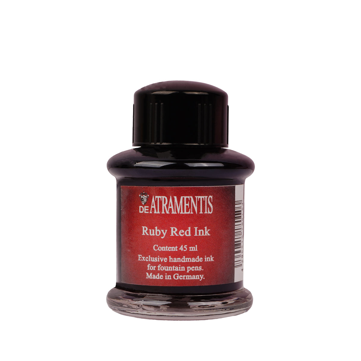 De Atramentis Ruby Red Fountain Pen Ink Bottle – 45ml Handmade Ink