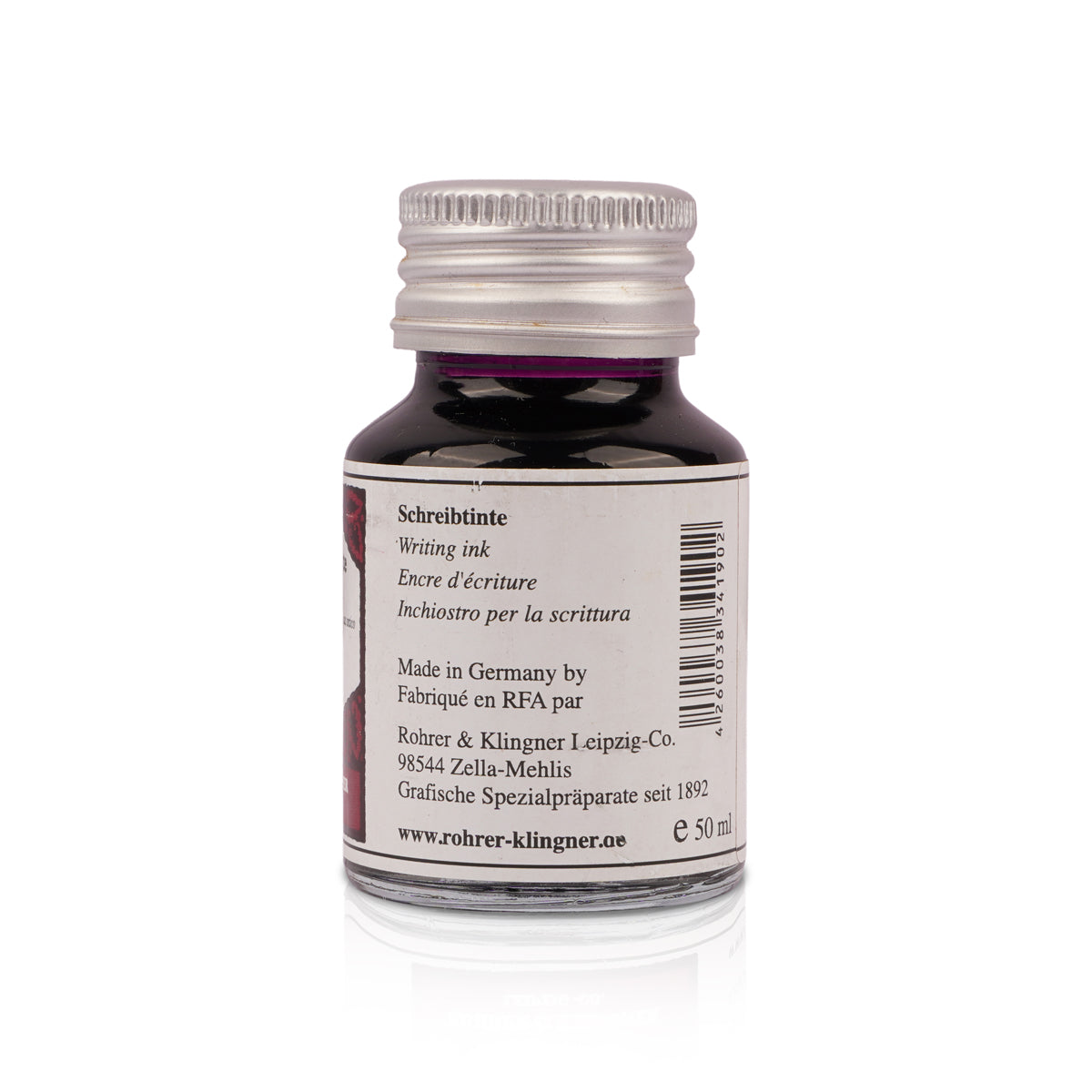 Schreibtinte Alt Bordeaux Burgundy Shading Fountain Ink 50ml Glass