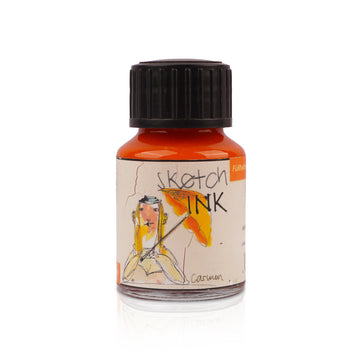 Schreibtinte Carmen Orange Pigment Ink 50ml - Waterproof Sketch Fountain