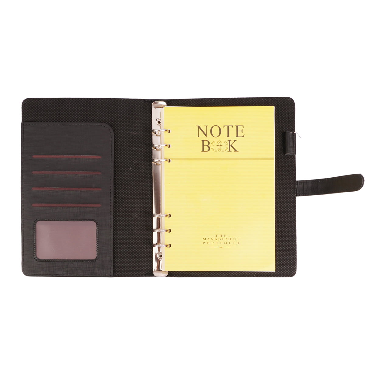 Shen Shi 25K Executive Notebook – Faux-Leather Hardcover Journal with Magnetic Snap, 142x208mm