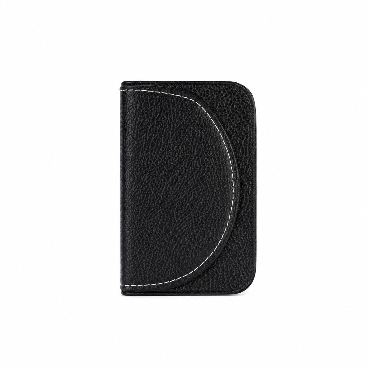 The Writershub Black Leather Card Wallet