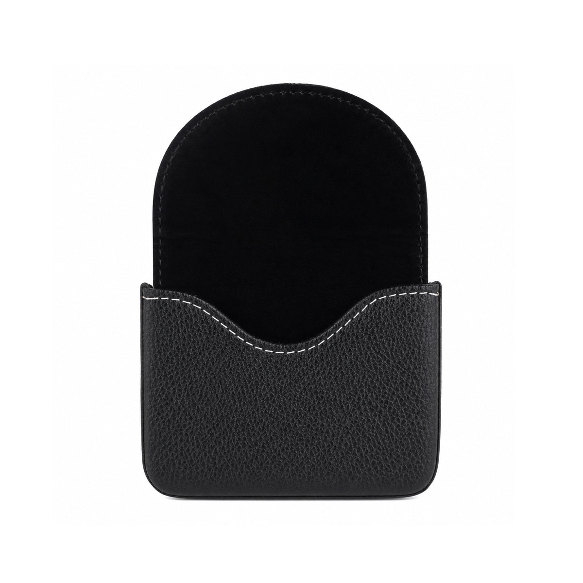 The Writershub Black Leather Card Wallet