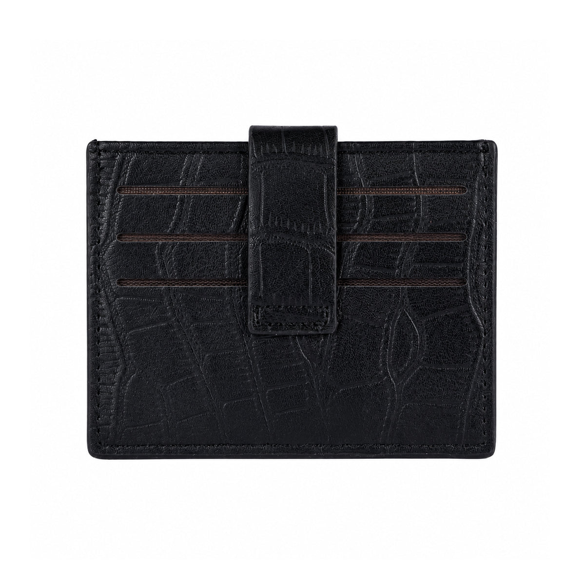 The Writershub Black Faux Leather Card Holder Wallet