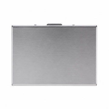 The Writershub Chrome Visiting Card Holder with Accordion Design