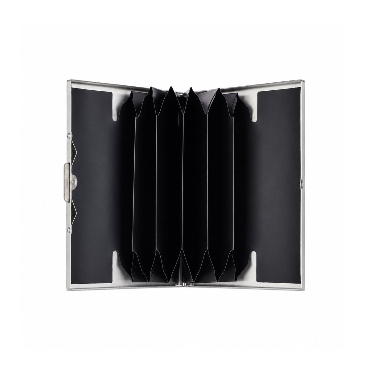 The Writershub Gold Visiting Card Holder with Accordion Design