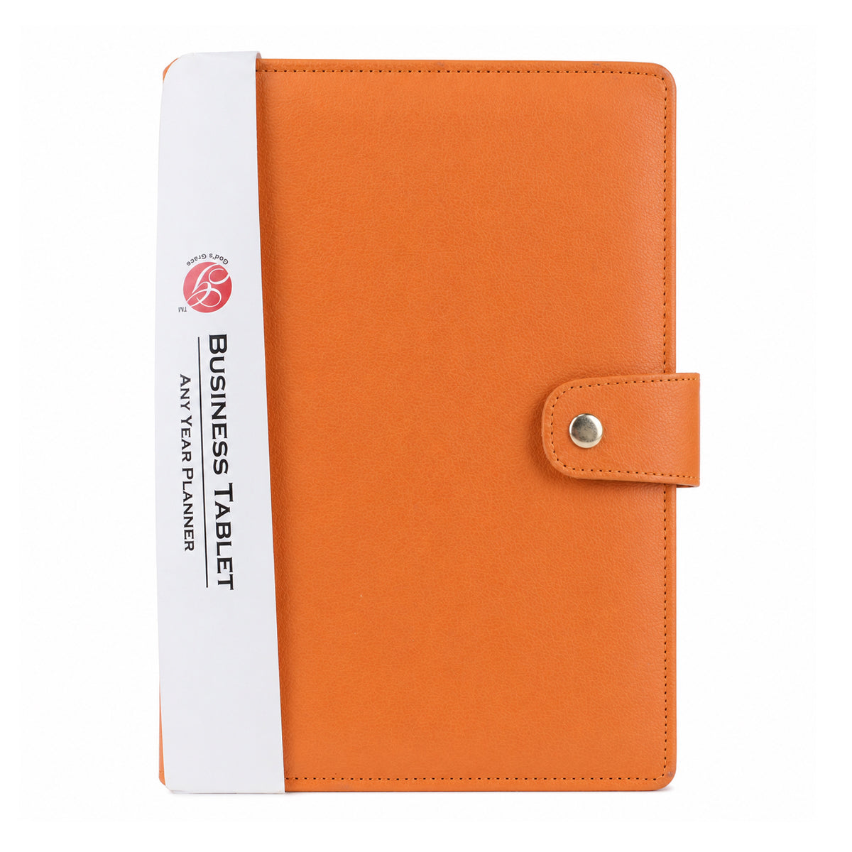 Gods Grace Orange Business Tablet – Leather Cover Writing Pad