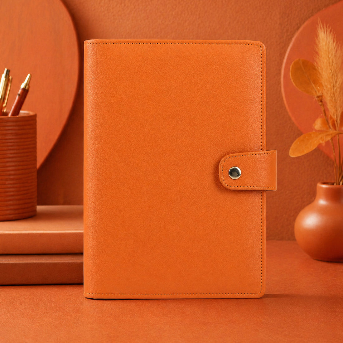 Gods Grace Orange Business Tablet – Leather Cover Writing Pad