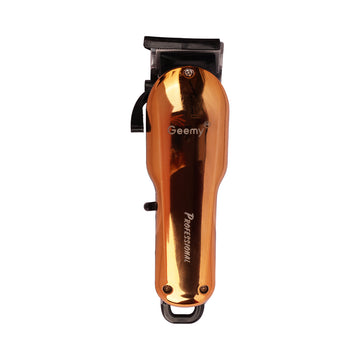 Geemy GM-6081 Professional Rechargeable Hair Clipper - Gold, 200 Min Runtime