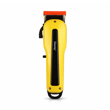 Geemy GM-6671 Professional Rechargeable Hair Clipper - Yellow, 120 Min Runtime