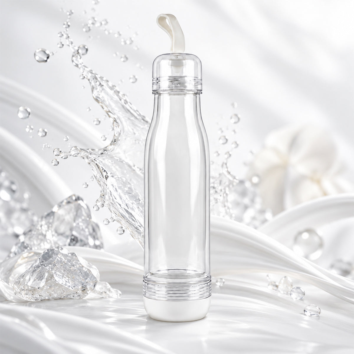 Crash-Resistant Vacuum Insulated Bottle 500ml – Leak-Proof Portable Flask | The Writershub.in | Blue