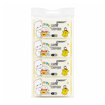 8 in 1 Mini Portable Wipes – Soft Hand & Mouth Wipes, 8 Pieces