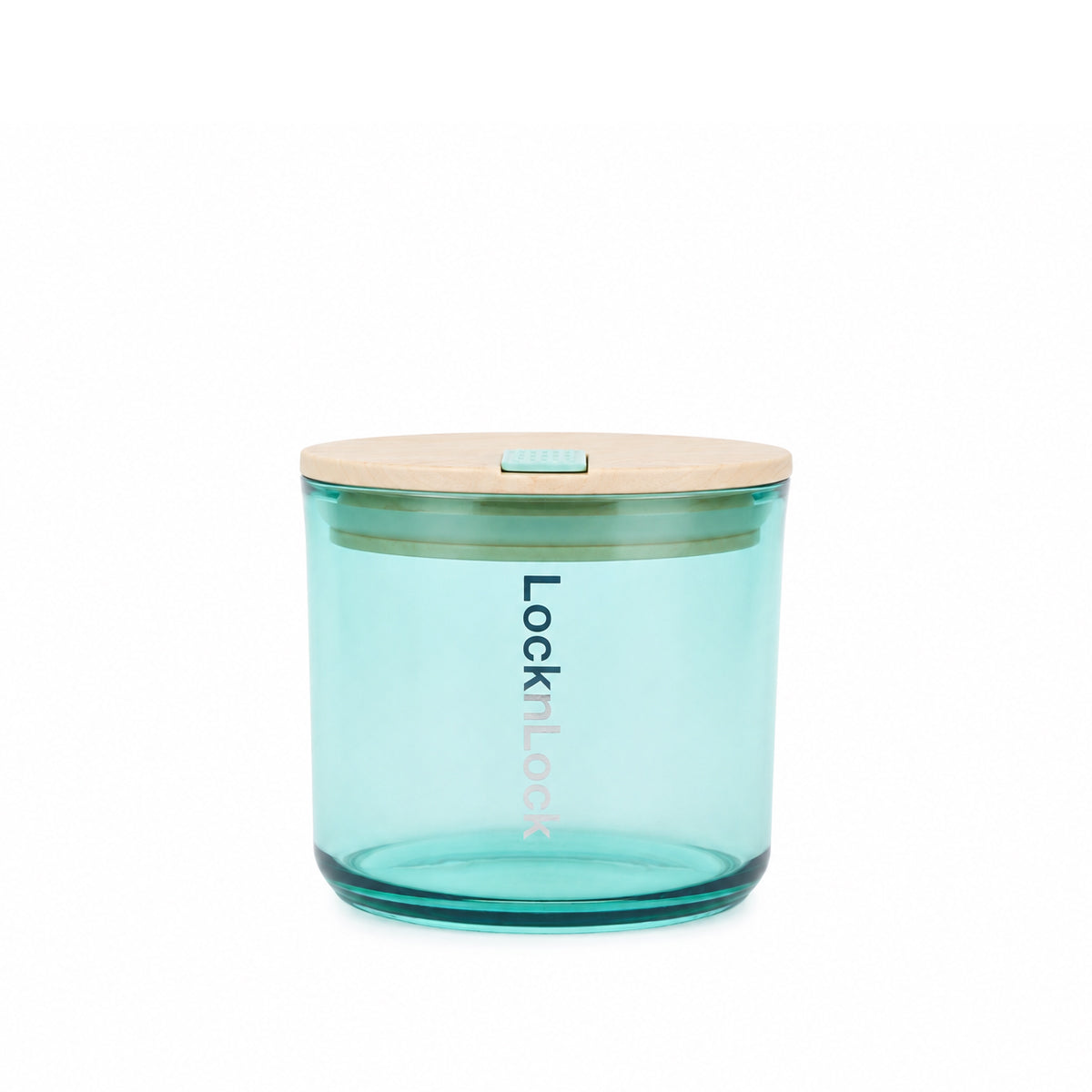 Lock & Lock Nature Round Airtight Container 3pcs Set – 500mL, 700mL, 1.1L | Transparent Green | The Writershub
